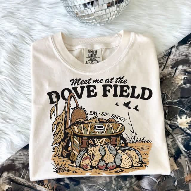 Pre-Order: Trick or Track | Dove Field Tee or Crew