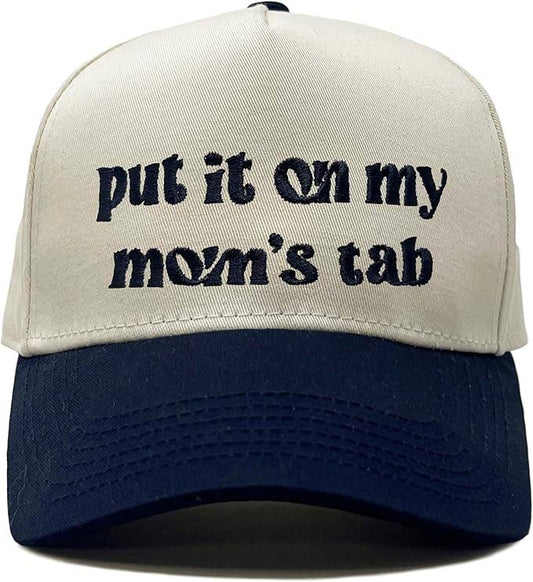 Ready to Ship: Kids/Baby Two Tone Vintage Cap - Put It on My Mom's Tab
