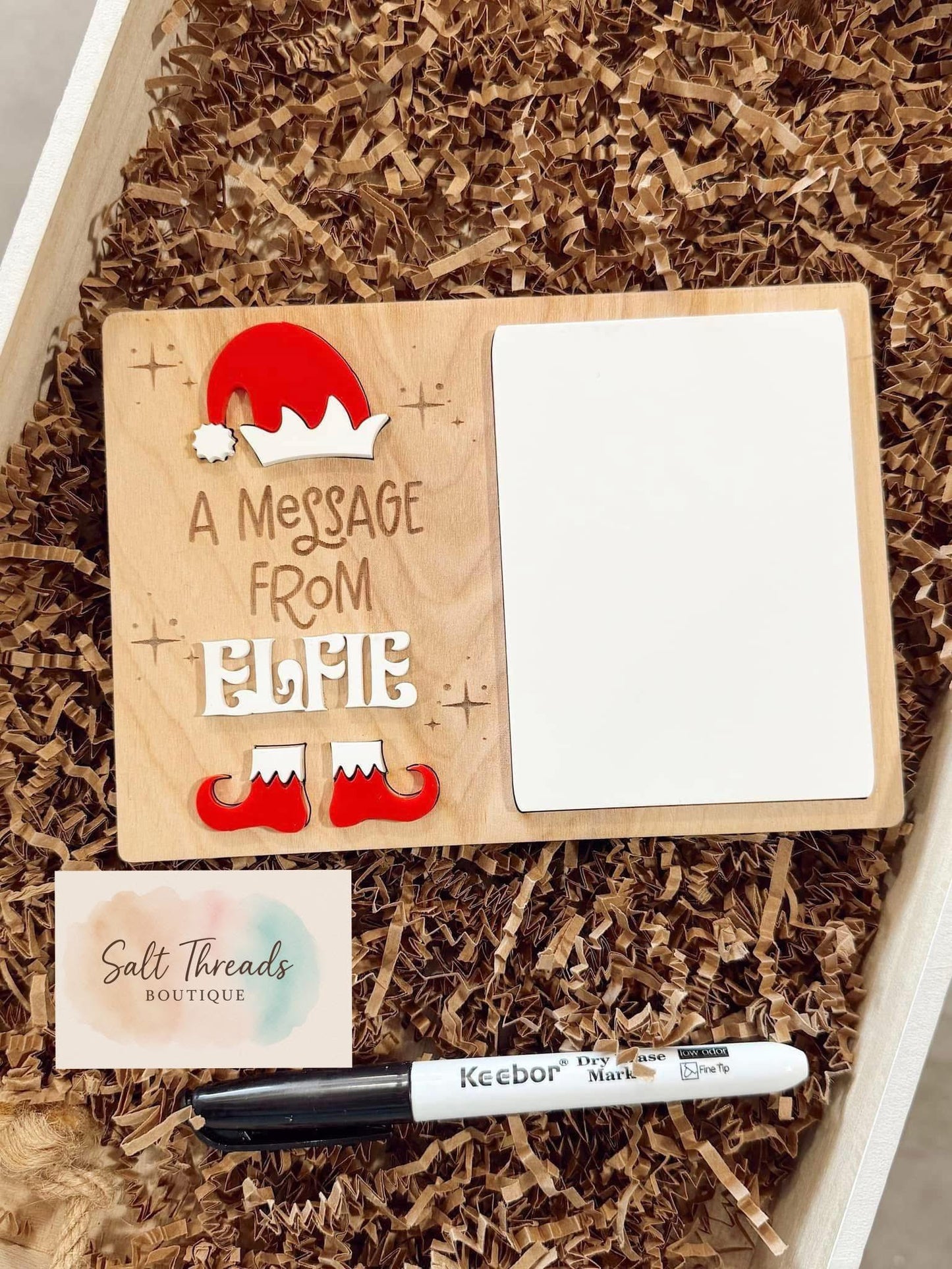 Pre-Order: PERSONALIZED Elf message board