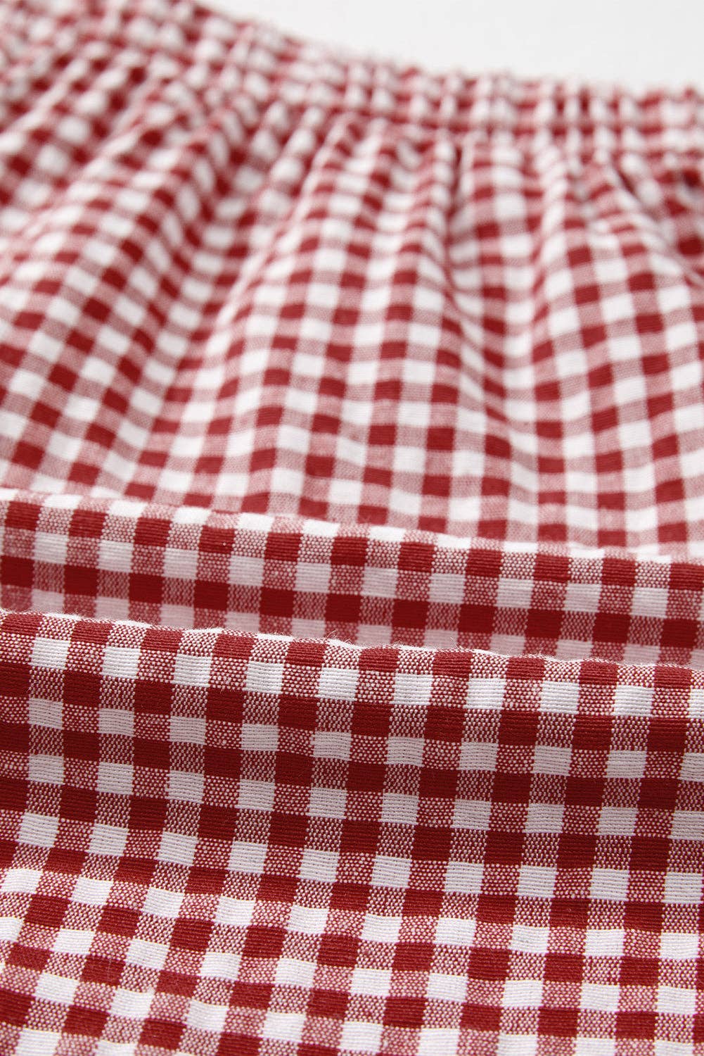 Ready to Ship: Gingham Plaid High Waist Summer Shorts