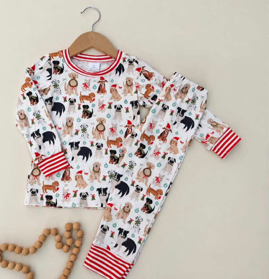 Pre-Order: Doggie Christmas Pajama Set