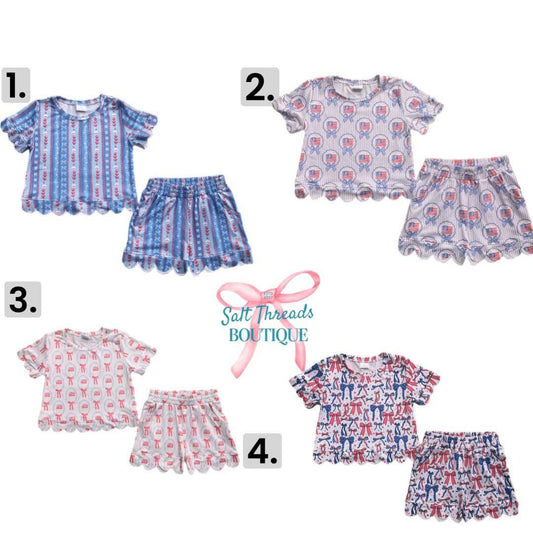 Pre-Order: Scalloped Short Set