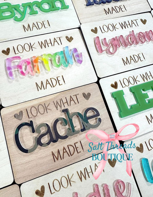 Pre-Order: Look What ~~~ Made Magnet - Salt Threads