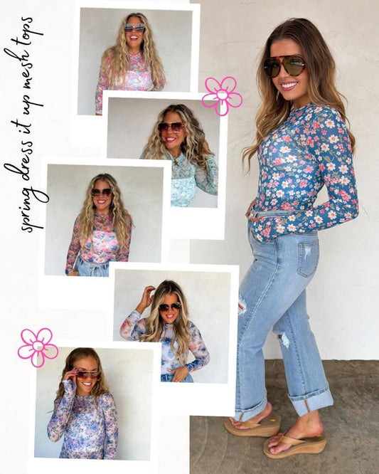 LIMITED Pre-Order: Spring Dress it up Mesh Tops