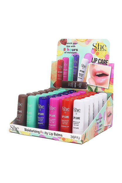 Makeup She Lip Care Moisturizing Fruity Lip Balms - {RTS}