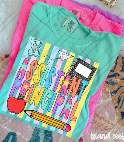 Pre-Order: Colorful Stripes School Tee