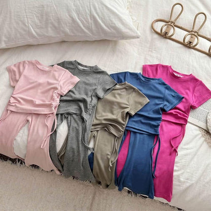 ⭐️ Girl's Drawstring-waist Tee and Bells Sets {PREORDER} ⭐️