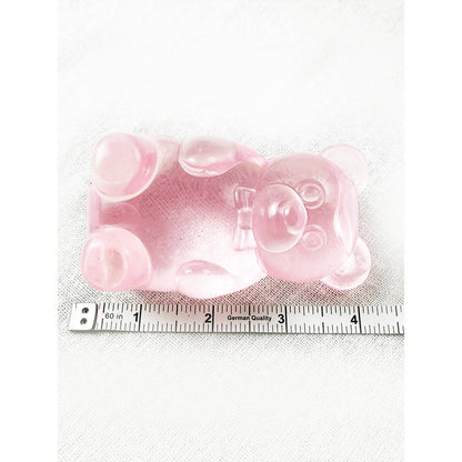Pre-Order: Large Solid Transparent Gummy Bear Squishy Toy