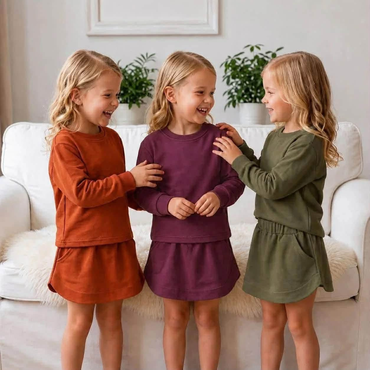 Pre-Order: Long Sleeve Skort Sets