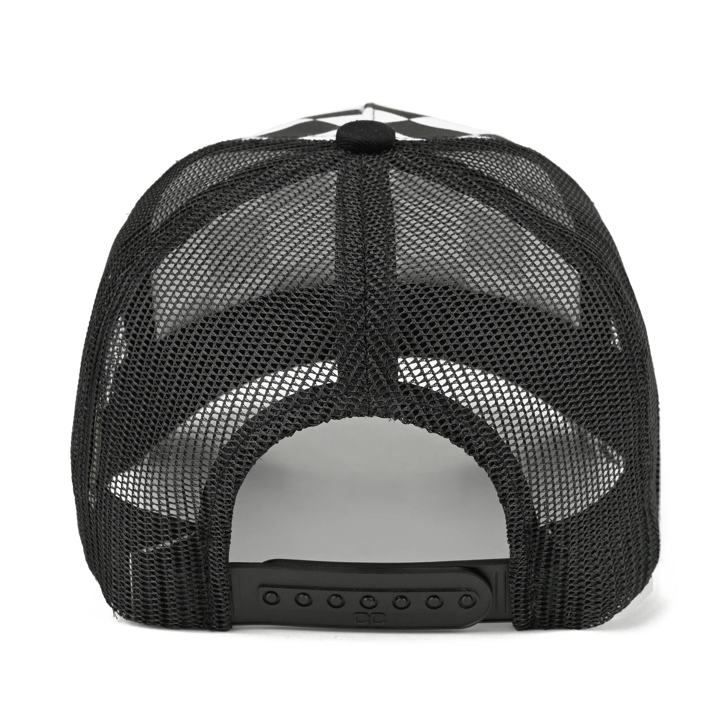 C.C Kids Junior Checkered Pattern Mesh Back Trucker Hat