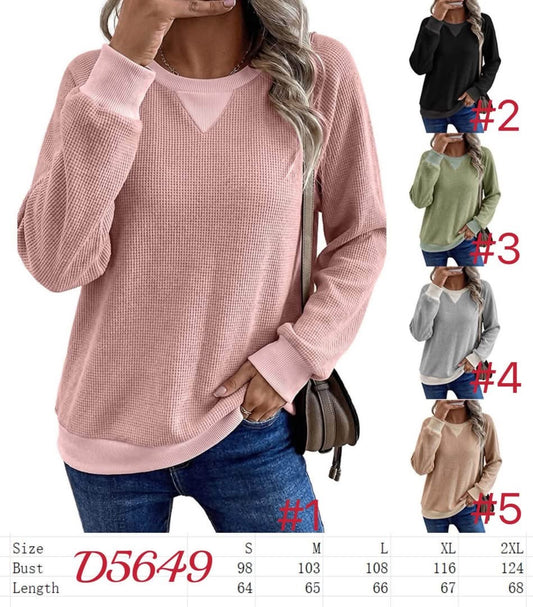 Pre-Order: Waffle Knit Top