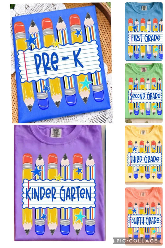 Pre-Order: Grade Level Pencil Tee