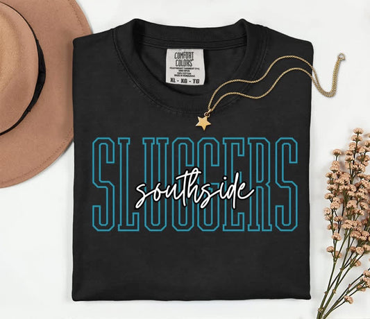 Pre-Order: School Spirit Mascot Tee Southside Sluggers Black
