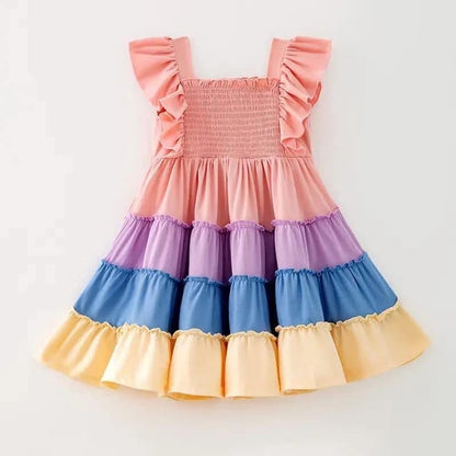 Smocked Ruffle Dress 👗 {RTS}