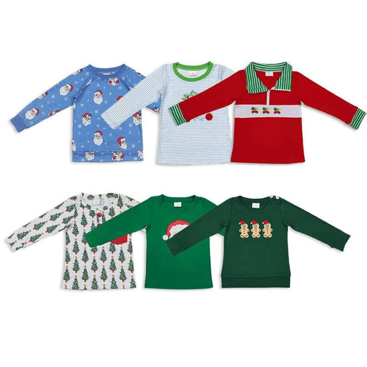 Pre-Order: Christmas Boy Pullover Collared Truck