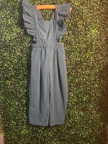 Teal Ruffle Jumper - Salt Threads