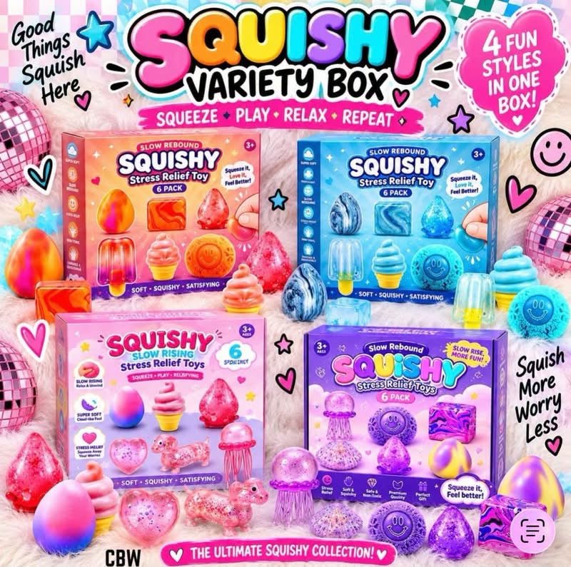 Pre-Order: SQUISHY VARIETY BOX
