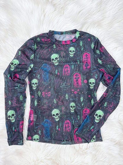 Pre-Order: Halloween Mesh Tops