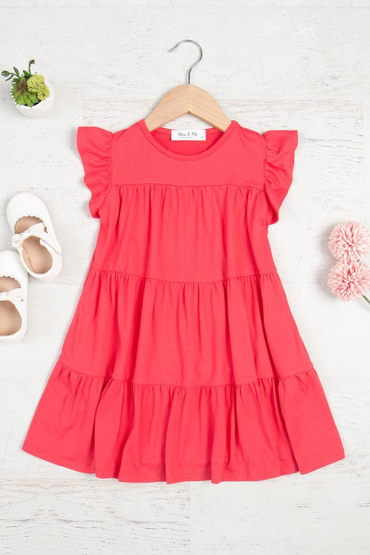 Girls Cap Sleeve Tiered Dresses {Ready to Ship} Children's