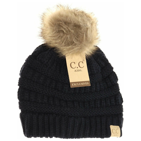 KIds CC Beanie with Single Pom {RTS}