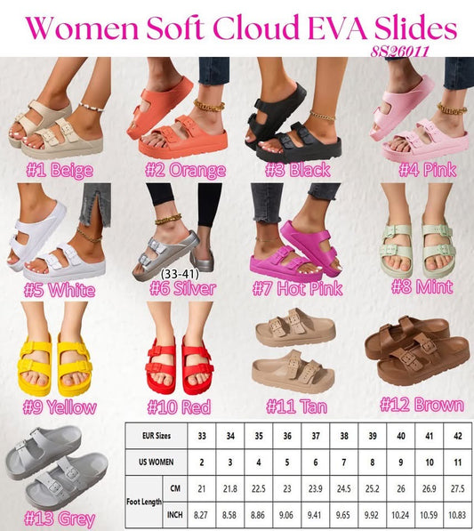 Pre-Order: Women’s Cloud Soft EVA Slides