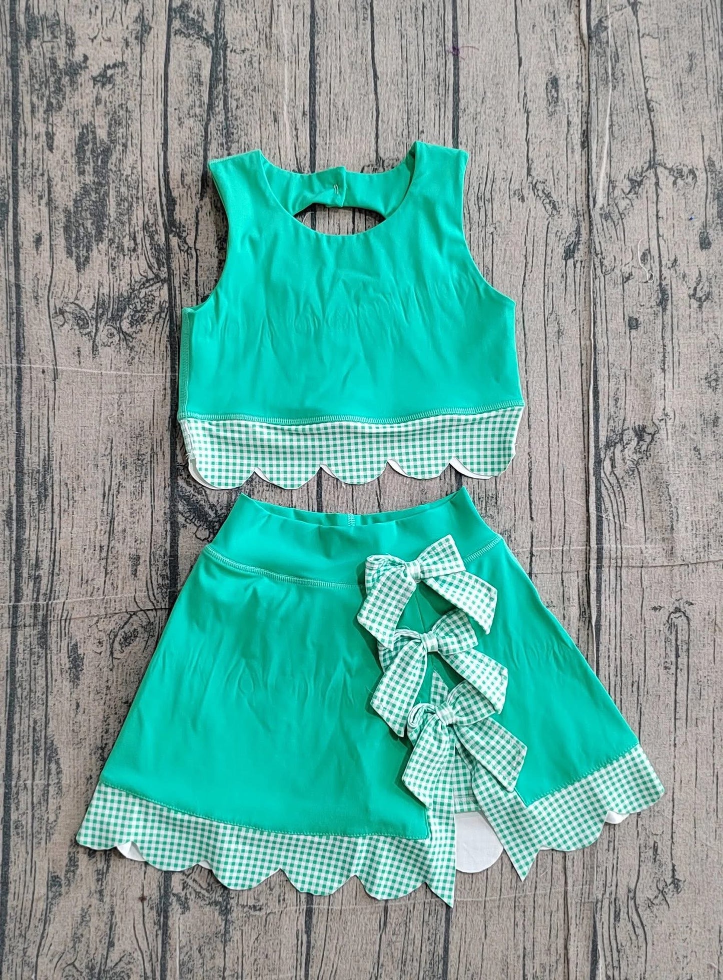 Pre-Order: Bow Split Skort Active Wear