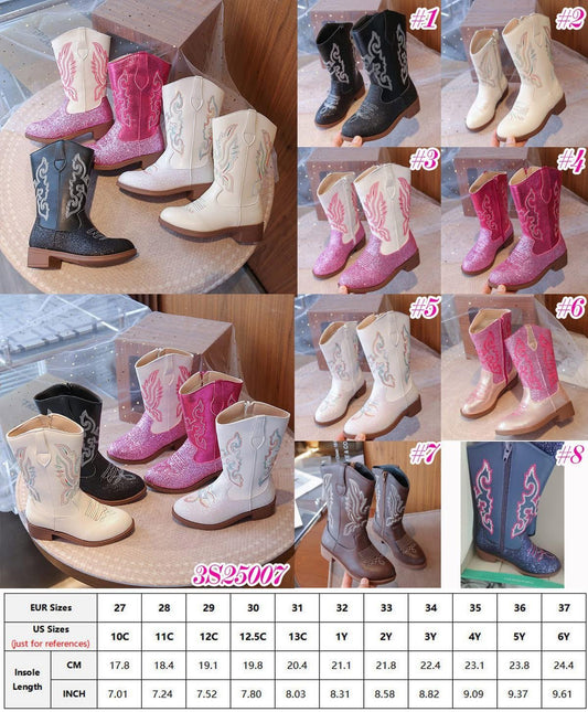 Pre-Order: Kid’s Western Cowboy Boots