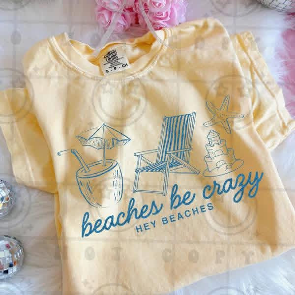 Pre-Order: Beaches Be Crazy Tee - Salt Threads