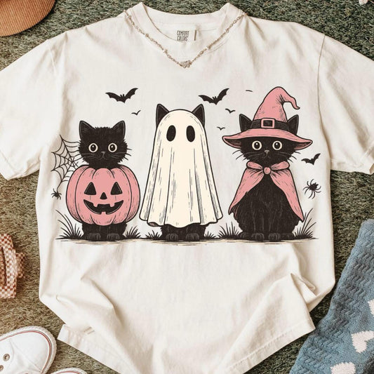 Pre-Order: Kitty Ghosts Tee or Crew
