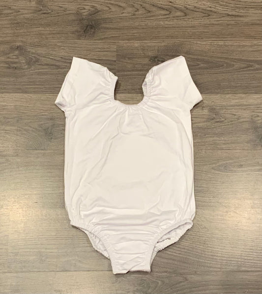 White Cap Sleeve Leo {RTS} Childrens - Salt Threads