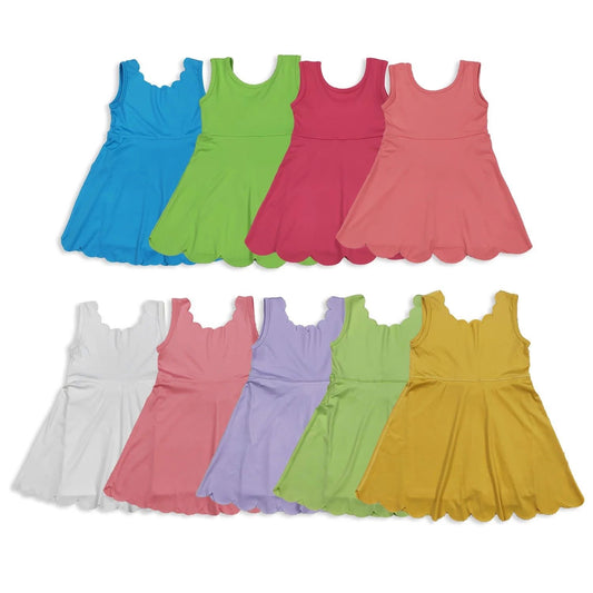 Pre-Order: Scalloped Yoga Dress