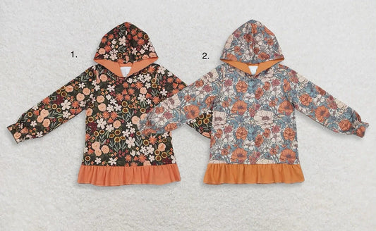 Pre-Order: Floral Ruffle Hoodies