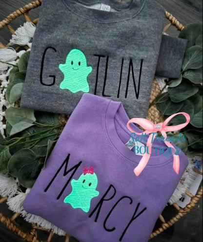Pre-Order: Glow in The Dark Embroidered Sweatshirt