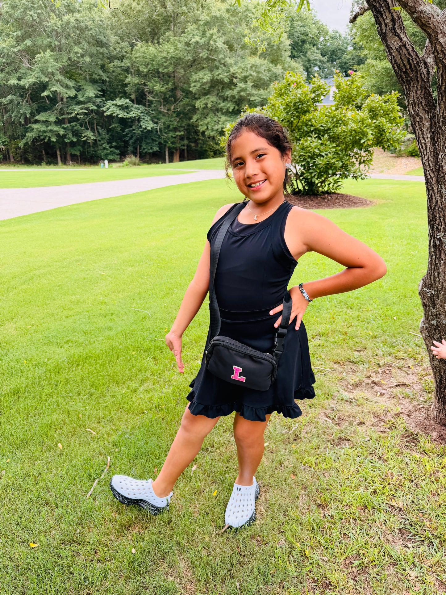 Pre-Order: Yoga Crossback Dresses with attached shorts