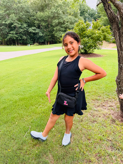 Pre-Order: Yoga Crossback Dresses with attached shorts