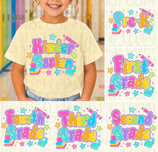 Pre-Order: Girls Back to School Tees