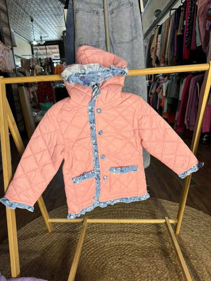 Quilted Girls Ruffle Jacket {RTS}