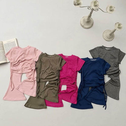⭐️ Girl's Drawstring-waist Tee and Bells Sets {PREORDER} ⭐️