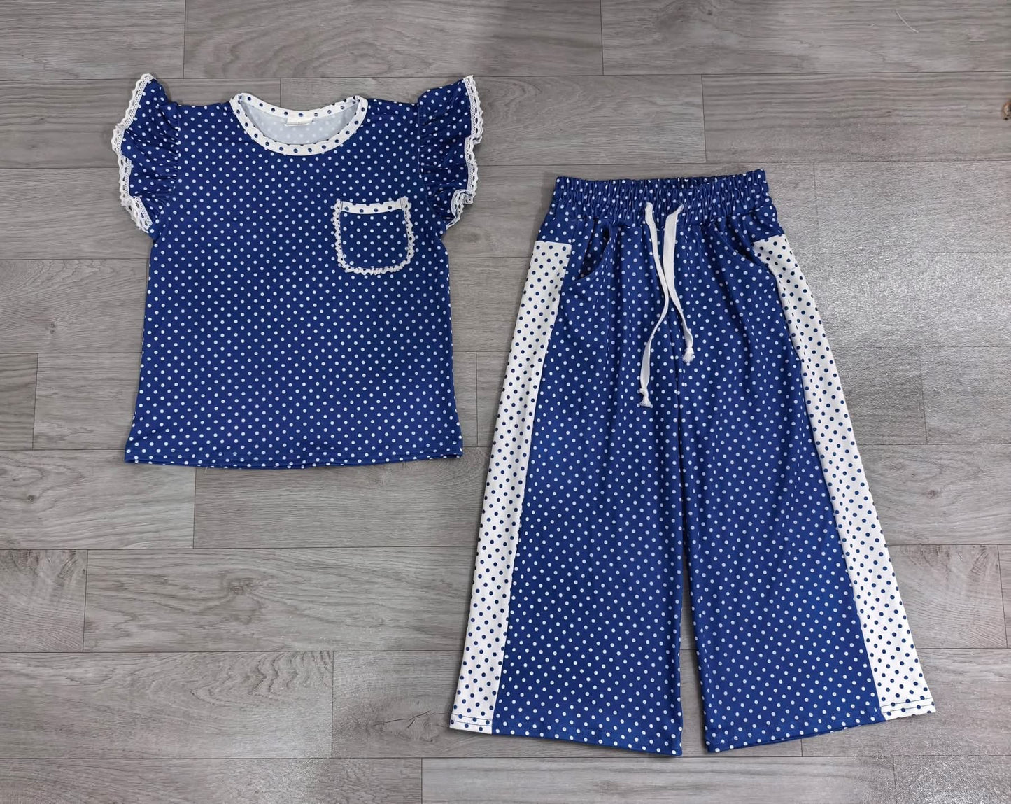Pre-Order: Polka Dot Wide Leg & Tank Sets