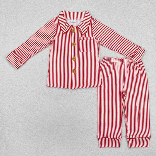 Pre-Order: Christmas Red Stripe Pajama Set