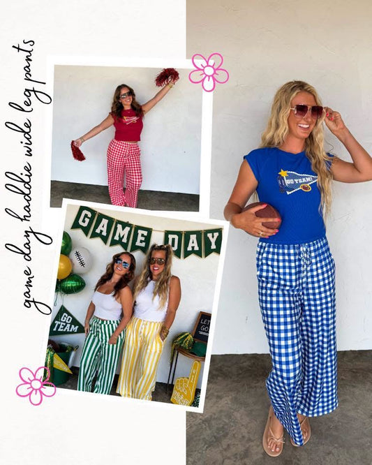 Pre-Order: Game Day Haddie Wide Leg Pants