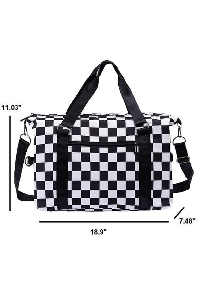 Pre-Order: Checkered Duffle Bag