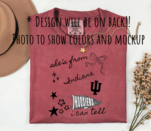 Pre-Order: She’s From Indiana Tee