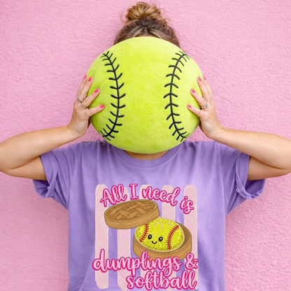 Pre-Order: All I Need is Dumplings and Softball/Baseball Tee - Salt Threads