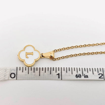 Pre-Order: Initial Clover Charm Necklace or Bracelet
