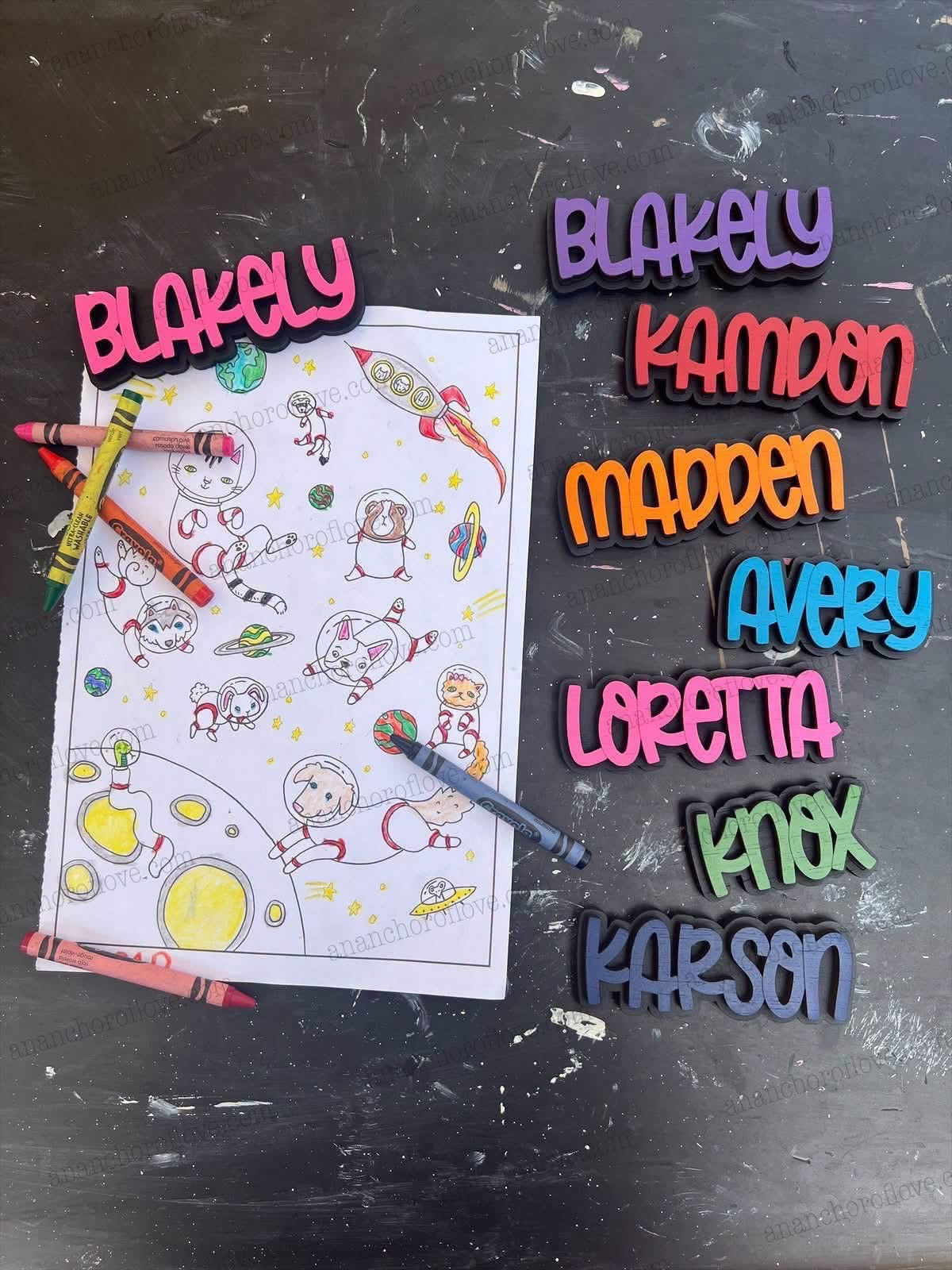 Pre-Order: Name Magnets Round 2