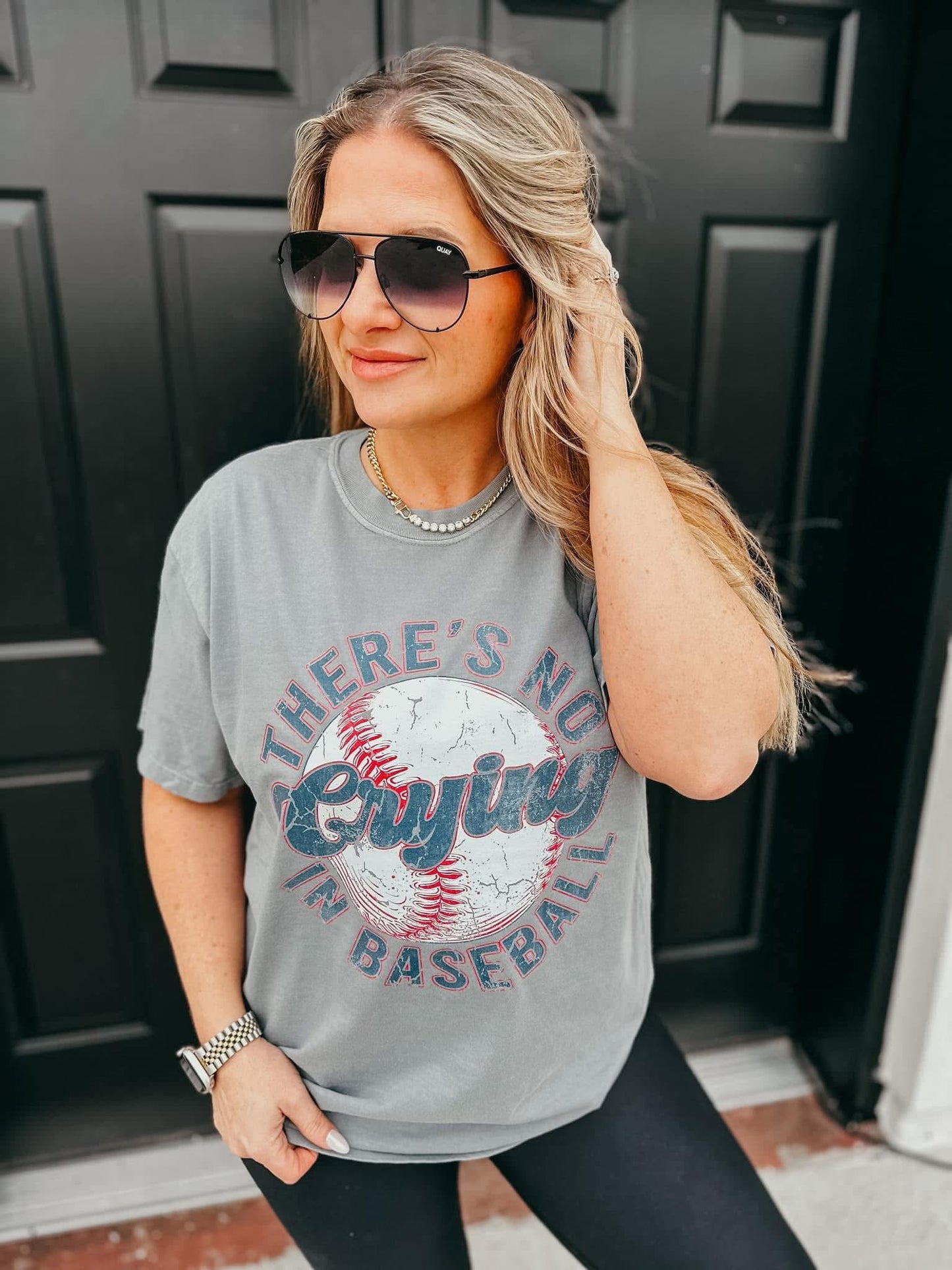 Pre-Order: THERE’S NO CRYING IN BASEBALL Crew or Tee