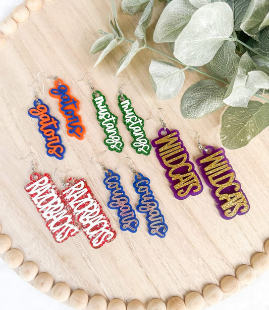 Pre-Order: Customized Mascot Earrings Round 3