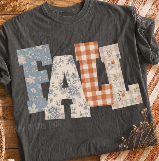 Pre-Order: Fall Faux Flannel Tee
