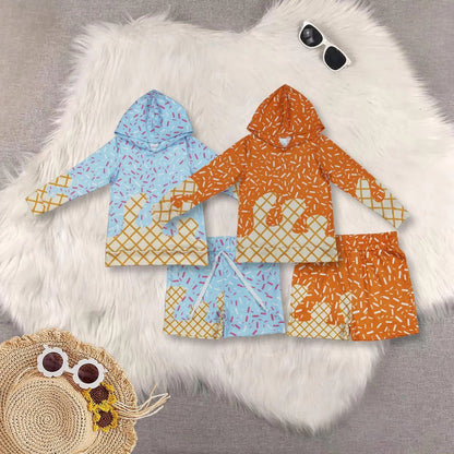 Pre-Order: Waffle Ice Cream Drip Shorts